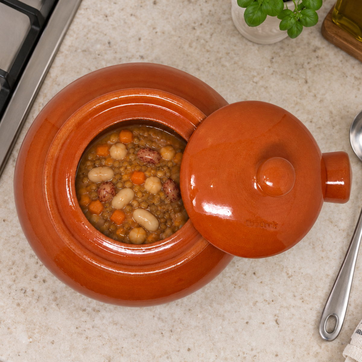Cuoci Patate, Castagne e Zuppe in terracotta per Cucina Naturale a cottura lenta