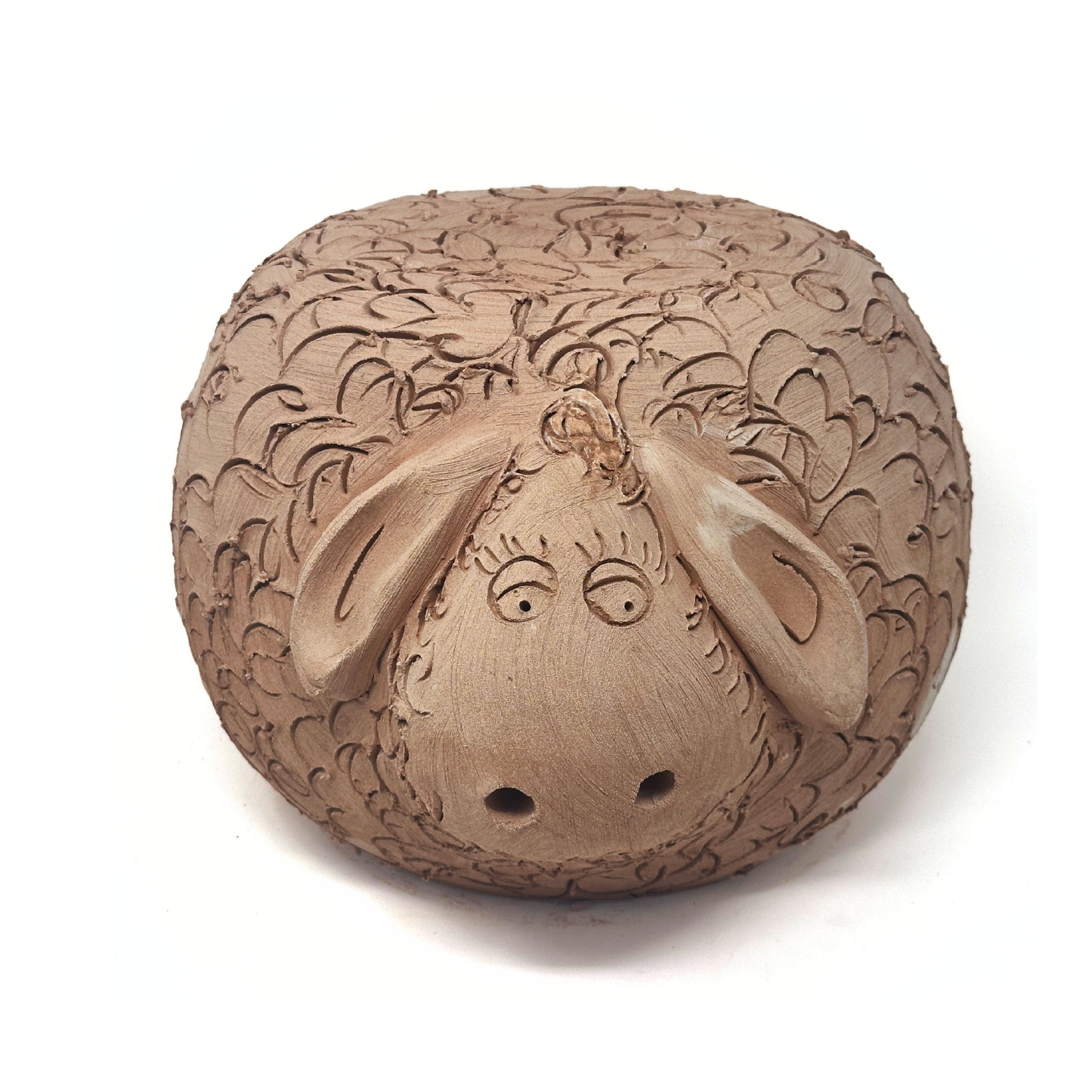 Toocook Pecora in Terracotta Base per Piante - Arredo e decoro giardino Ø25cm