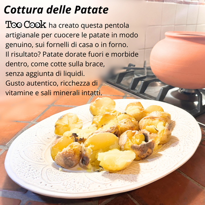 Cuoci Patate e Castagne in terracotta per Cucina Naturale a cottura lenta